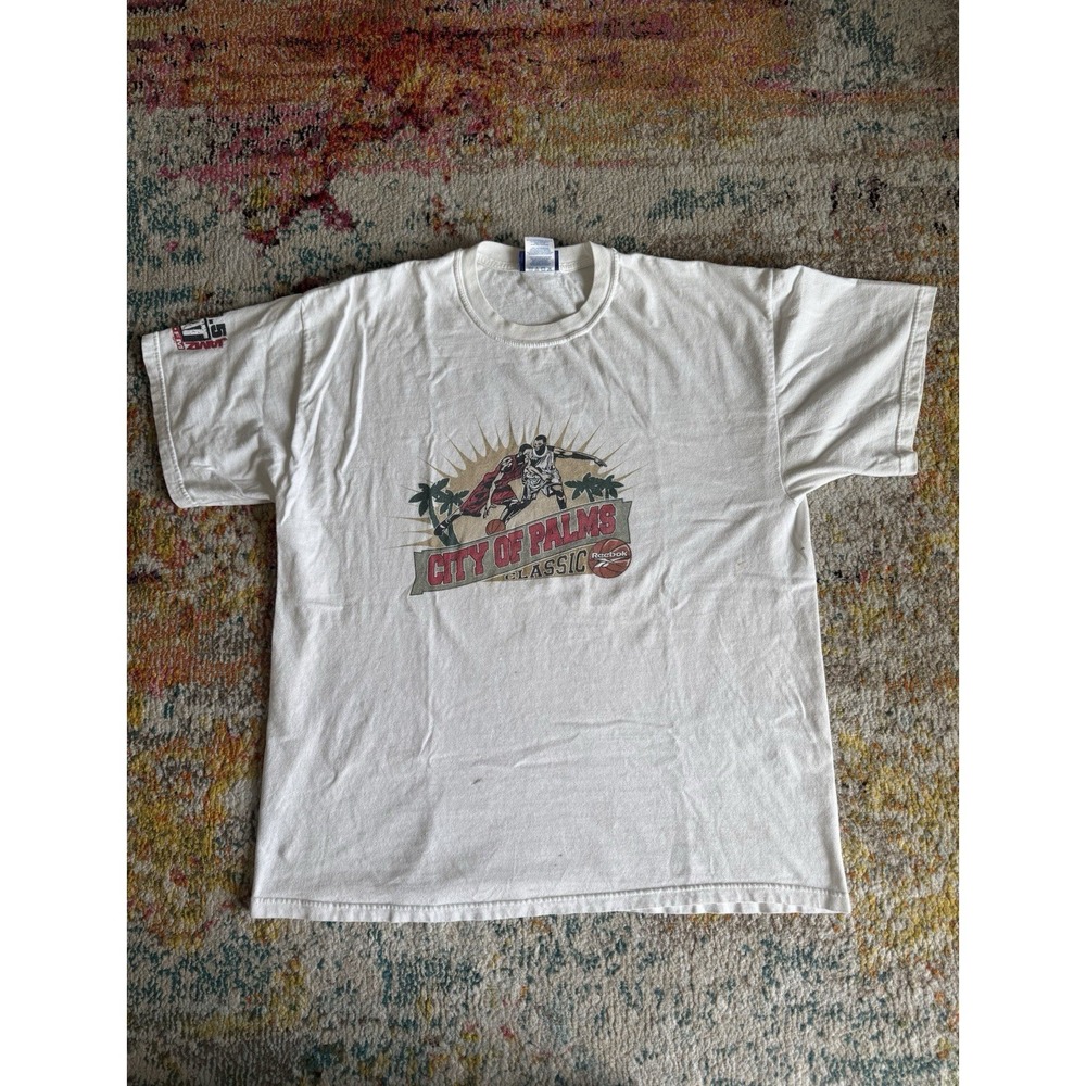Vintage‎ Y2K 2000s Reebok City of Palms Classic Basketball  XL